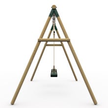 Plum Play Double Wooden Swing Set